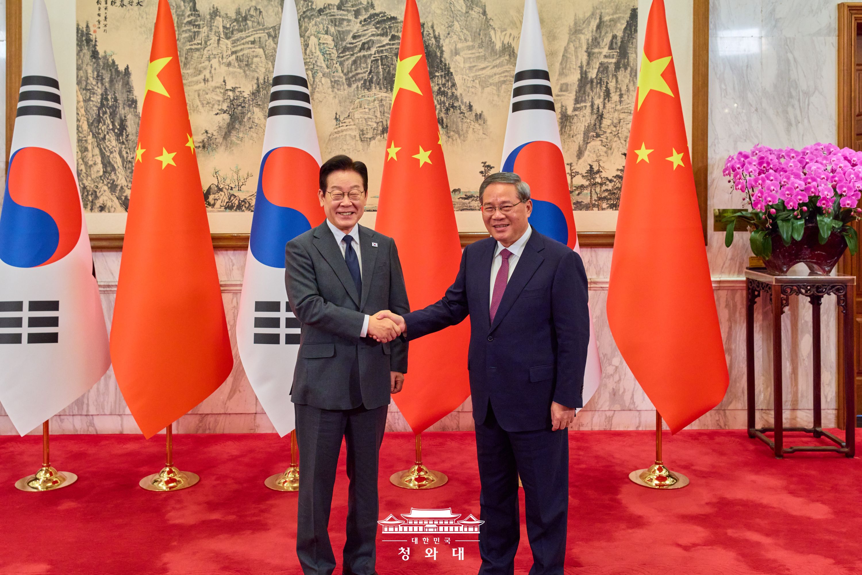 이재명 대통령 중국 주요 지도자 연쇄 면담